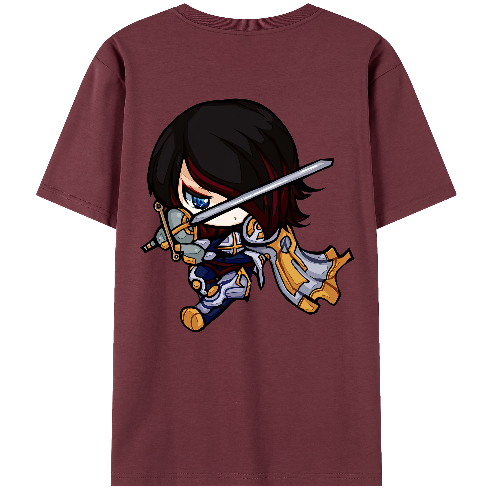 リーグ・オブ・レジェンド League of Legends LOL 綿100％半袖Tシャツ（背面プリント）